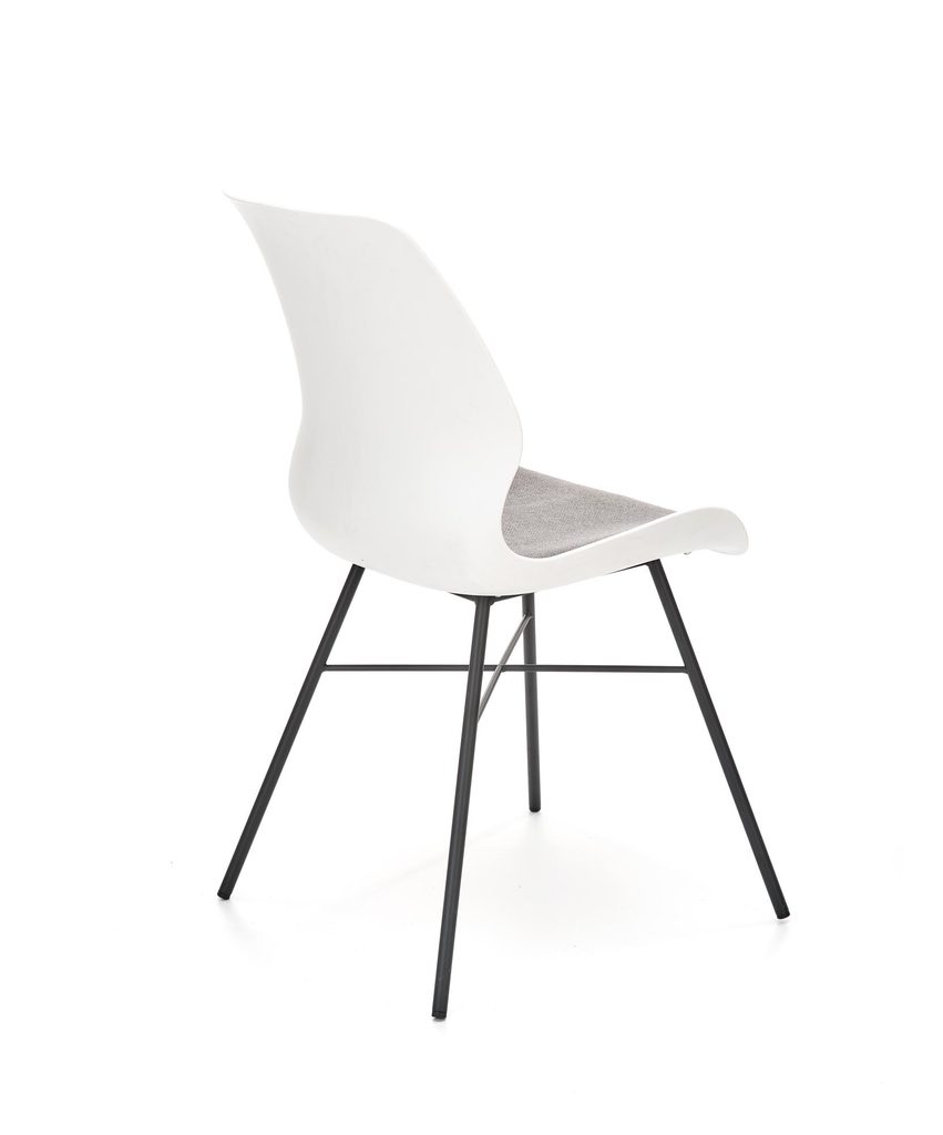 Prima Kresla - Jedálenská stolička K488, biela/sivá - Halmar - Jedálenské  stoličky - Jedálne a kuchyne