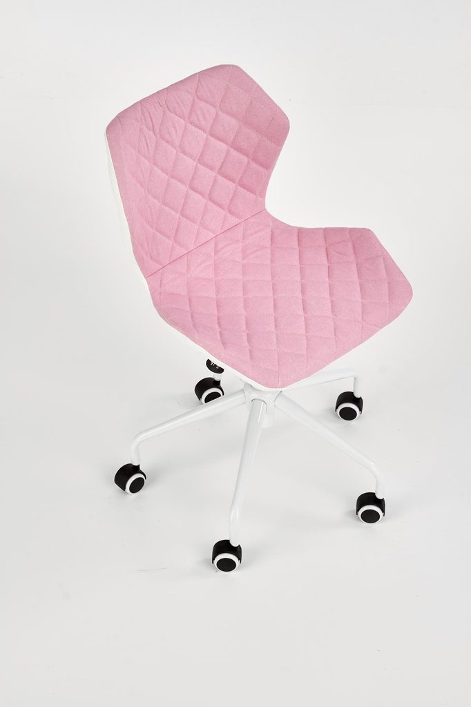 Prima Kresla - Detská stolička Matrix 3, biela/ružová - Halmar - Detské  stoličky - Kancelárske stoličky