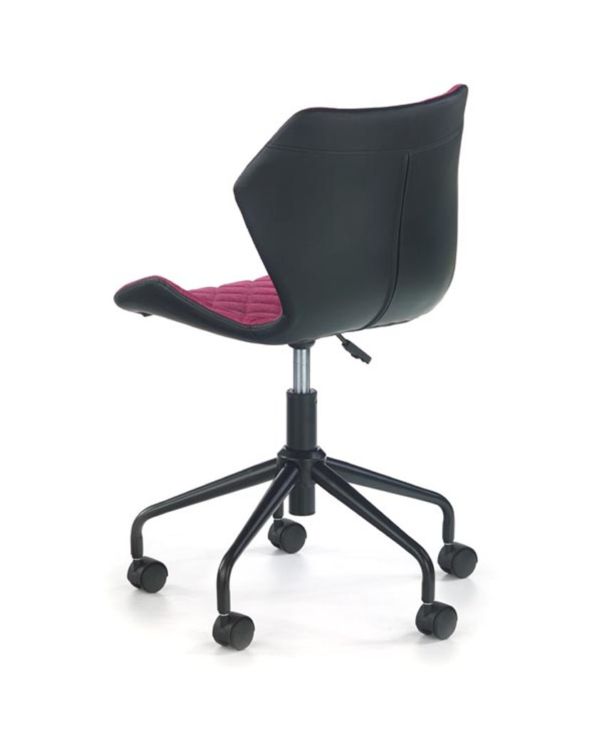 Prima Kresla - Detská stolička Matrix, čierna/ružová - Halmar - Detské  stoličky - Kancelárske stoličky