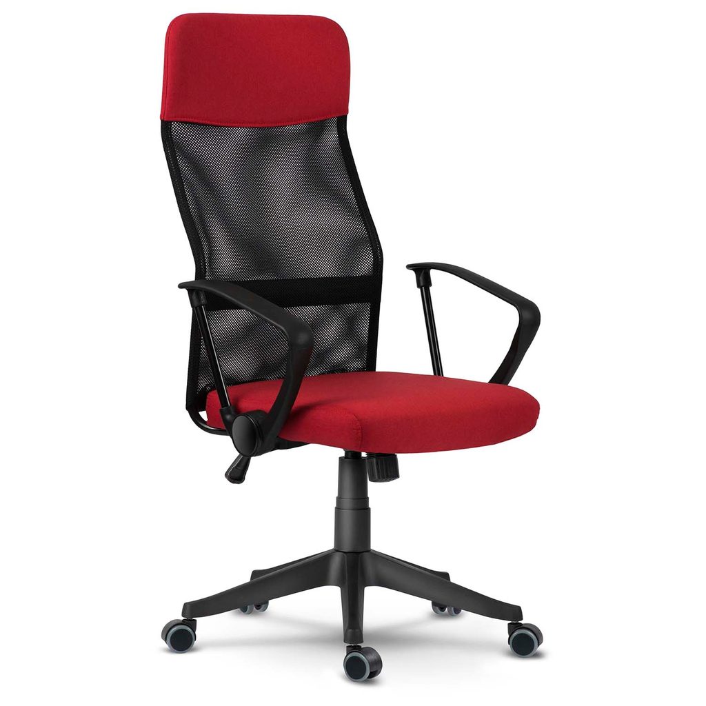Prima Kresla - Kancelárska stolička Sydney 2, červená - Global Income s.c.  - Kancelárske stoličky - Kancelárske stoličky