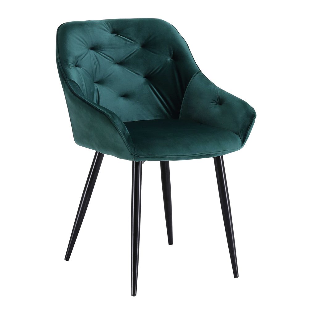 Prima Kresla - Jedálenská stolička K487, tmavo zelená - Halmar - Jedálenské  stoličky - Jedálne a kuchyne