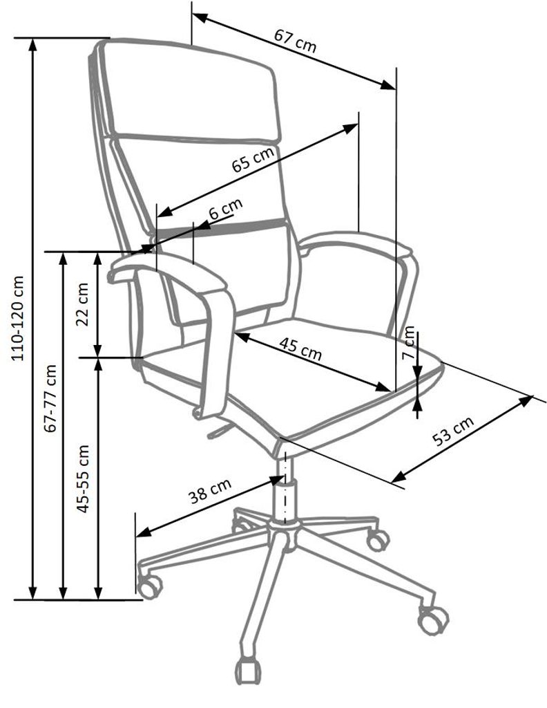 Prima Kresla - Kancelárske kreslo AURELIUS, biela - Halmar - Kancelárske  kreslá - Kancelárske stoličky