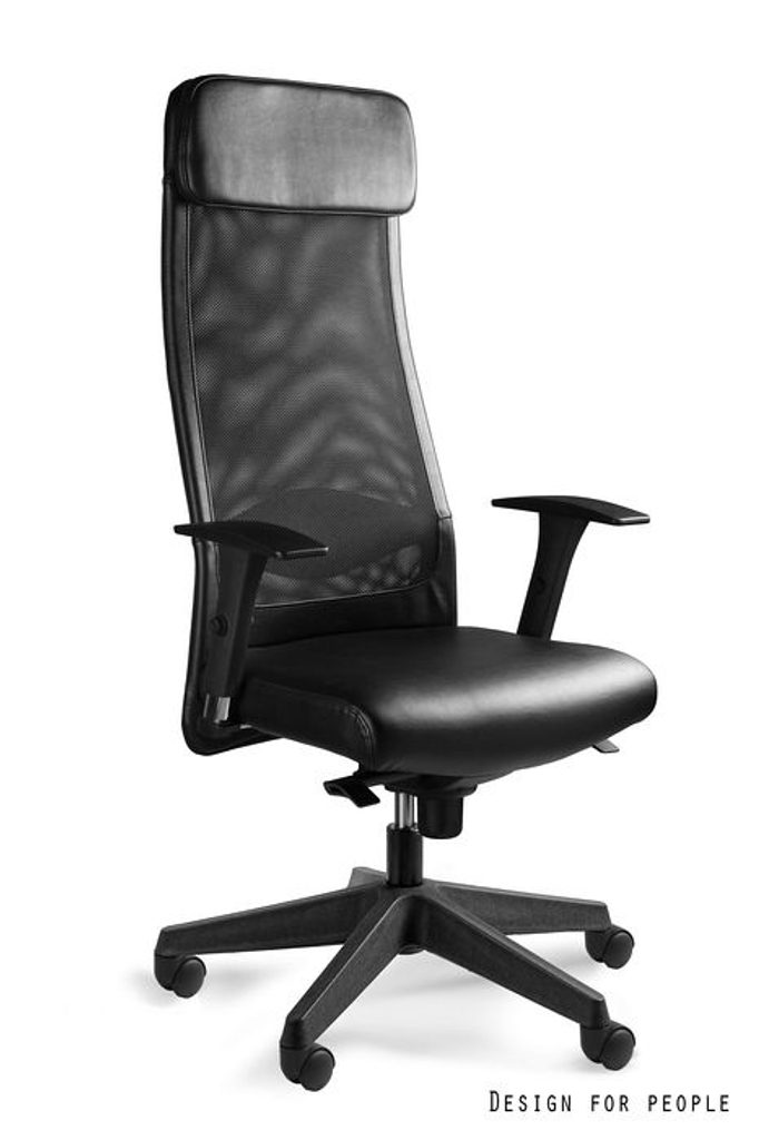 Prima Kresla - Kancelárske kreslo Ares Soft PU, čierna ekokoža - UNIQUE -  Kancelárske kreslá - Kancelárske stoličky