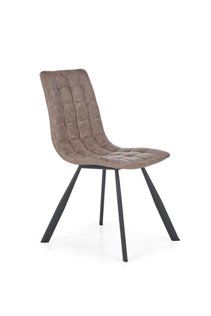 Prima Kresla - Jedálenská stolička K280, hnedá/eko koža - Halmar -  Jedálenské stoličky - Jedálne a kuchyne