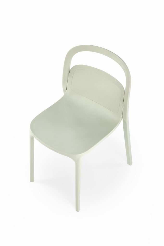 Prima Kresla - Stohovateľná záhradná stolička K490, zelená - Halmar -  Stoličky - Záhradný nábytok