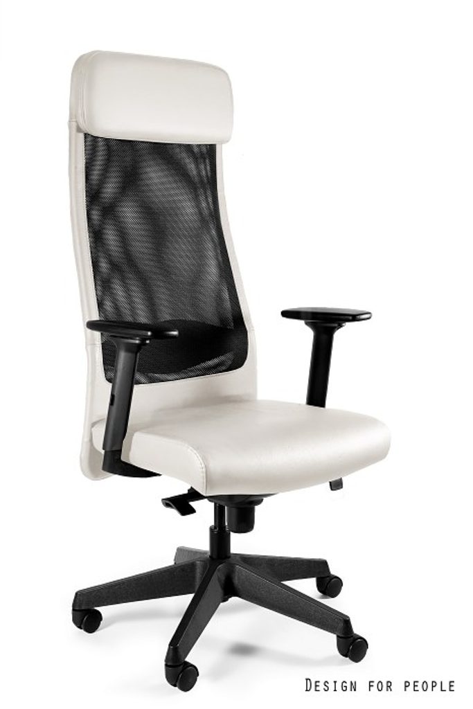 Prima Kresla - Kancelárske kreslo Ares Soft PU, biela ekokoža - UNIQUE -  Kancelárske kreslá - Kancelárske stoličky