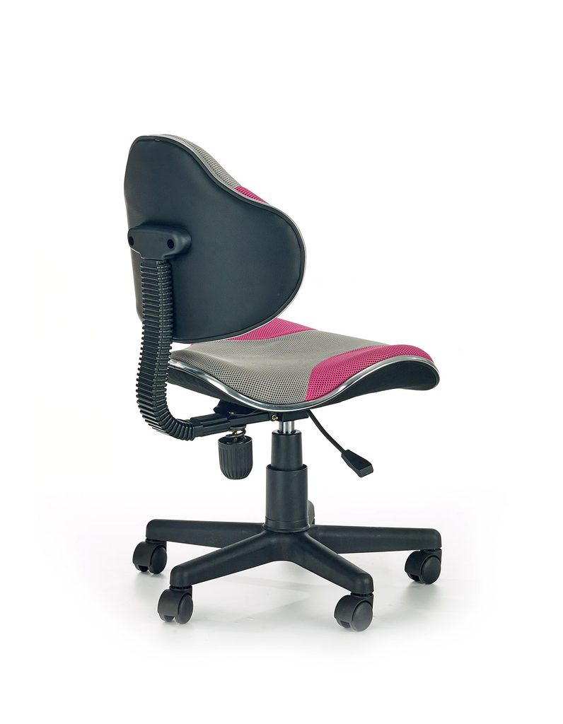 Prima Kresla - Detská stolička Flash 2, sivá/ružová - Halmar - Detské  stoličky - Kancelárske stoličky
