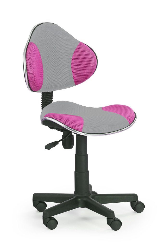 Prima Kresla - Detská stolička Flash 2, sivá/ružová - Halmar - Detské  stoličky - Kancelárske stoličky