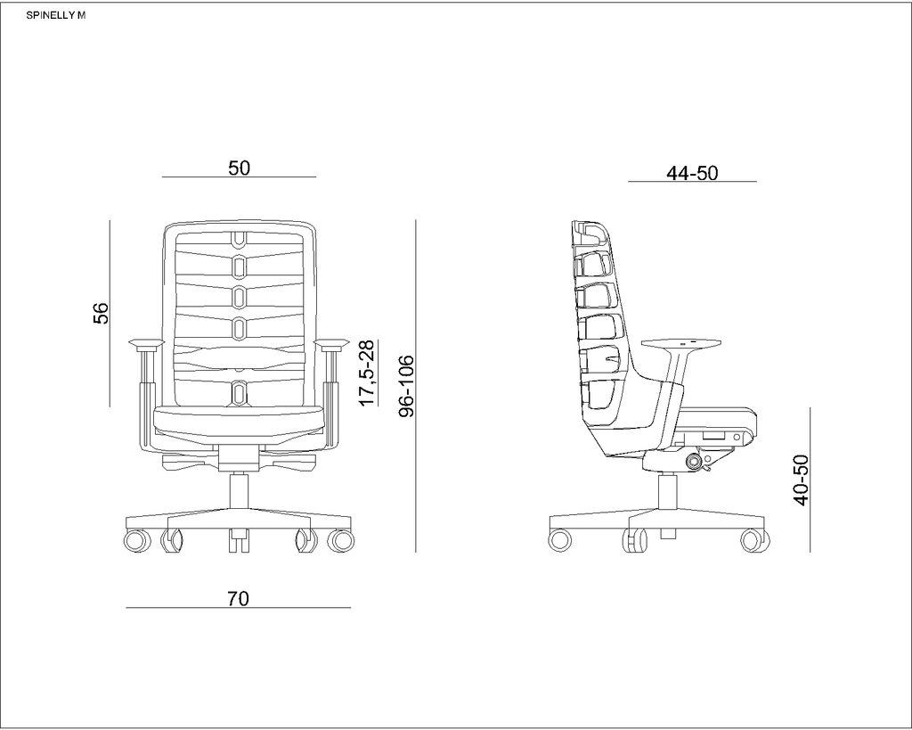 Prima Kresla - Kancelárske kreslo SPINELLY M, biela/sivá - UNIQUE -  Kancelárske stoličky - Kancelárske stoličky
