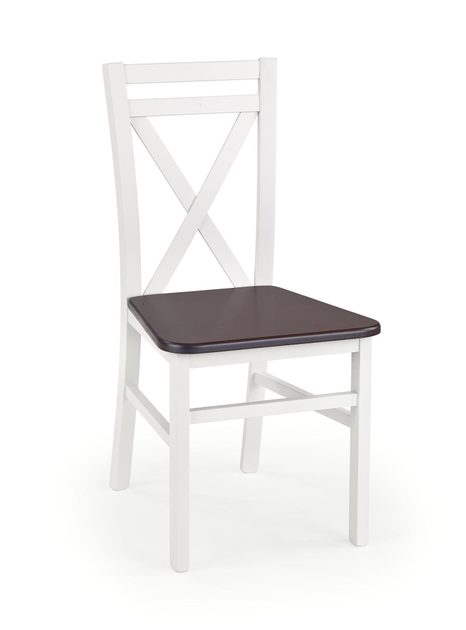 Jedálenská stolička Dariusz 2, biela/tmavý orech - Halmar - Jedálenské  stoličky - Jedálne a kuchyne - Prima Kresla