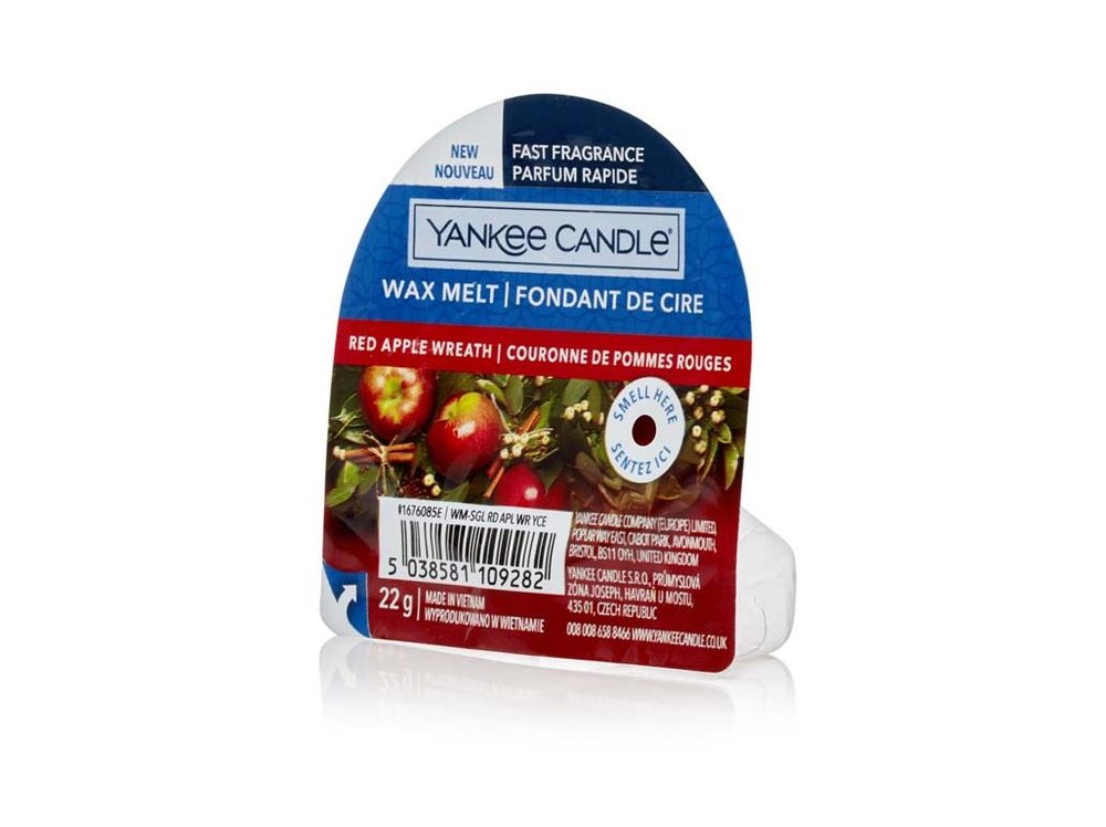 Yankee Candle vonný vosk Red Apple Wreath 22 g