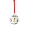 Vánoční porcelánová ozdoba mini koule, Herní dýchánek, Vánoční radovánky 2025, 5 cm, Rosenthal