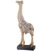 Dekorace figura žirafa Elody hnědá, 5x10,5x30,5 cm