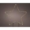 Vianočná dekorácia hviezda na zapichnutie do kvetináča 180 LED, 60x58 cm