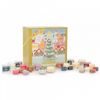 Yankee Candle - Vánoční adventní kalendář kniha 12ks votivní svíčky, 12ks čajové svíčky + svícen