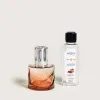 Maison Berger Paris - Darčeková sada: Katalytická lampa Spirale jantárová + Rhubarb radiancia, 250 ml