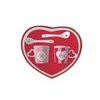 Porcelánová sada dvou šálků s podšálky a lžičkami na espresso Cuoricini 100 ml, Easy Life