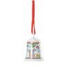 Vianočná porcelánová ozdoba na stromček Zvonček Vianočné radovánky 7 cm, Rosenthal