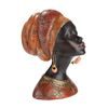 Dekorace figura hlava Afričanka Kiana, 19,5x15,5x23 cm