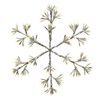 Vánoční dekorace sněhová vločka s LED osvětlení s blikajícím efektem, 5x42x48 cm