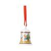 Vánoční porcelánová ozdoba na stromeček Zvonek Christmas Lights 7 cm, Rosenthal