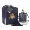 Côte Noire - Large Art Deco svíčka Navy & Gold, Eau de Vie
