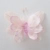 Motýľ na klipe Siska ružový 2ks, 15cm