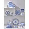 Porcelánový hrnek se sítkem a poklopem na čaj Royal Blue, 11x8 cm