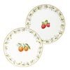 Porcelánová sada talířů 2ks Fancy Fruit jahoda/pomeranč 16 cm, Easy Life