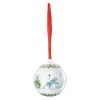 Vianočná porcelánová ozdoba na stromček gule Vianočné radovánky 6 cm, Rosenthal