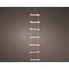 Vánoční závěsná dekorace žebřík s LED osvětlením, 4x35x150 cm