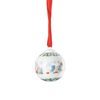 Vianočná porcelánová ozdoba mini guľa, Hračky, Vianočné radovánky 2025, 5 cm, Rosenthal