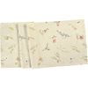 Behúň na stôl Flam krémový s kvetmi 40x100cm, Sander