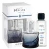 Maison Berger Paris - Dárková sada: Katalytická lampa Spirale modrá + Vůně oceánu, 250 ml