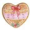 Vianočný tanier perníkové srdce Sweet Christmas 20x19cm, Easy Life