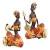 Dekorace figura Afričanka African Beat 1ks, 10x15x22 cm