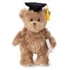 Plyšový medvídek Graduate hnědý, 25 cm