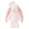 Plyšový zajíček Cuddly Kanina Floral růžový, 40 cm
