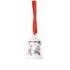 Vánoční porcelánová ozdoba mini zvoneček, Kouzelník, Vánoční radovánky 2025, 5 cm, Rosenthal