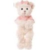 Plyšový medvídek Cissi s růžovou mašlí 1ks, 35 cm