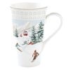 Porcelánový hrnček lyžiari 600ml Chalet, Easy Life
