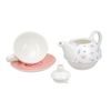 Porcelánový set čaj pro jednoho 400ml Flower Magic