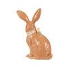 Velikonoční dekorace keramický zajíc hnědý, 19x24x11 cm