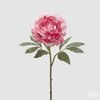 Umelá kvetina pivonka ružová, 57cm