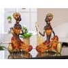 Dekorace figura Afričanka African Beat 1ks, 10x15x22 cm