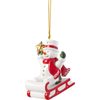 Christmas Classic Vánoční ozdoba sněhulák 2025, 7,6x6,8x8,7 cm, Villeroy & Boch