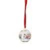 Vánoční porcelánová ozdoba koule Veselé děti Christmas Sounds 4,5 cm, Rosenthal