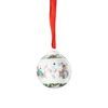 Vánoční porcelánová ozdoba mini koule, Herní dýchánek, Vánoční radovánky 2025, 5 cm, Rosenthal