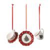 Toy 's Delight Decoration Vianočná závesná ozdoba Servis 3ks, Villeroy & Boch
