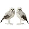 Vianočná dekorácia sova 1ks, 24x36x48 cm